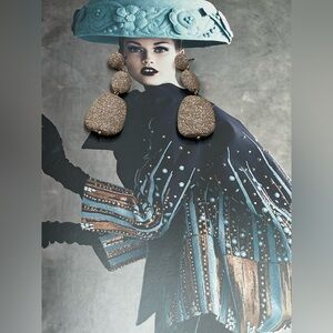 Elegant Gold Dangle Earrings